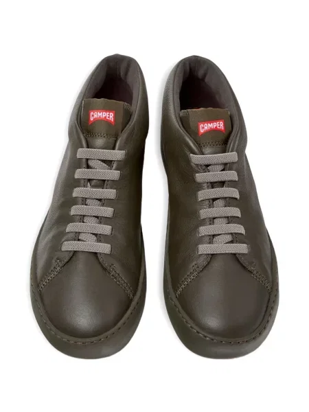 Sneakerși Camper cu șireturi din dantelă verde