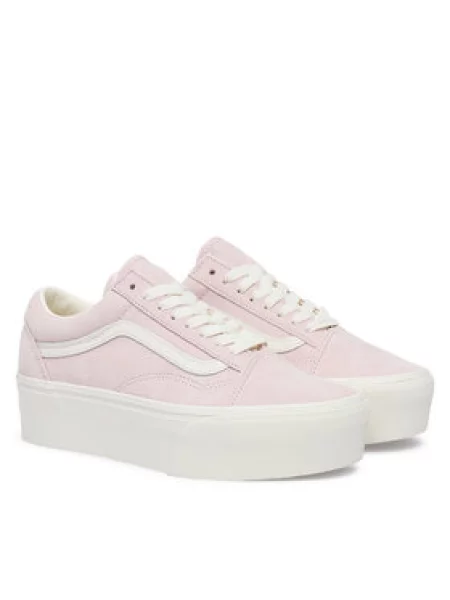 Tenisice Vans Old Skool Platform Svijetlo roza