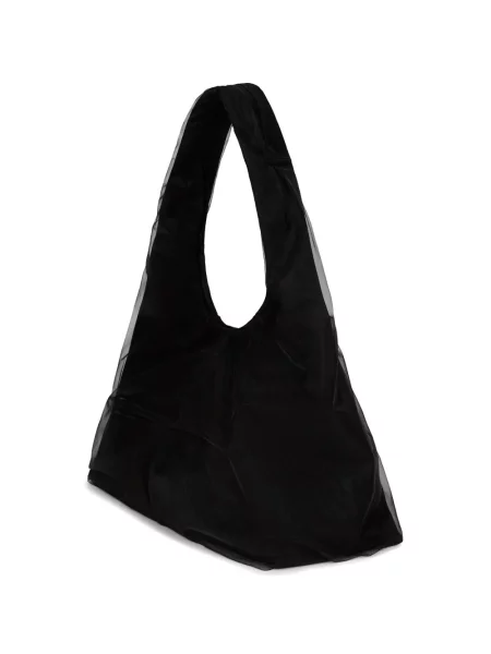 Τσάντα shopper Karl Lagerfeld από διχτυωτό μαύρο