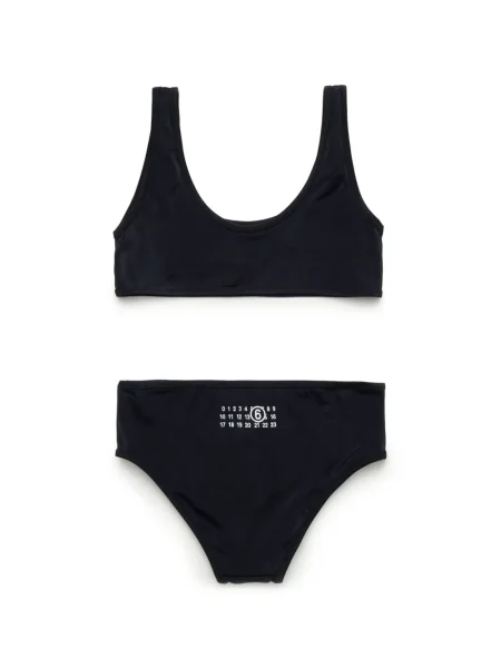 Bikini dziecięce Mm6 Maison Margiela czarne