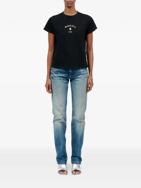 Tricou Mm6 Maison Margiela cu imagine negru