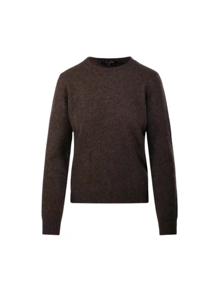 Sweter Max Mara wełniany brązowy