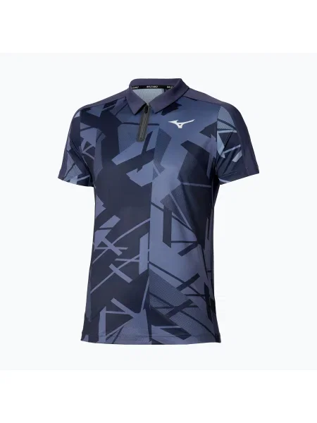 Мъжка тениска Mizuno Daybreakers Shadow Polo odyssey gray синьо