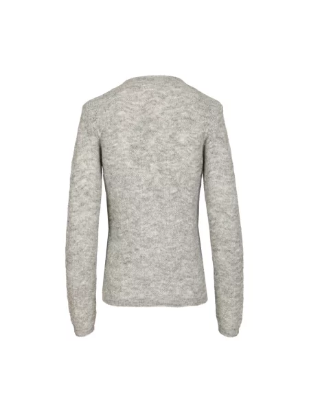 Sweter Parosh wełniany szary