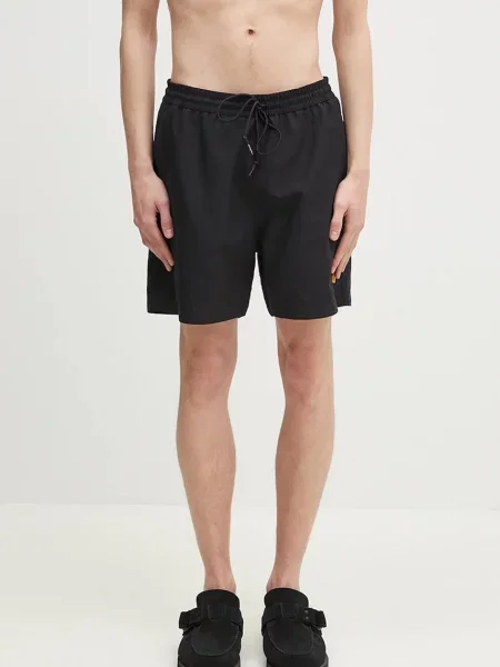Carhartt WIP szorty kąpielowe Chase Swim Trunks czarny