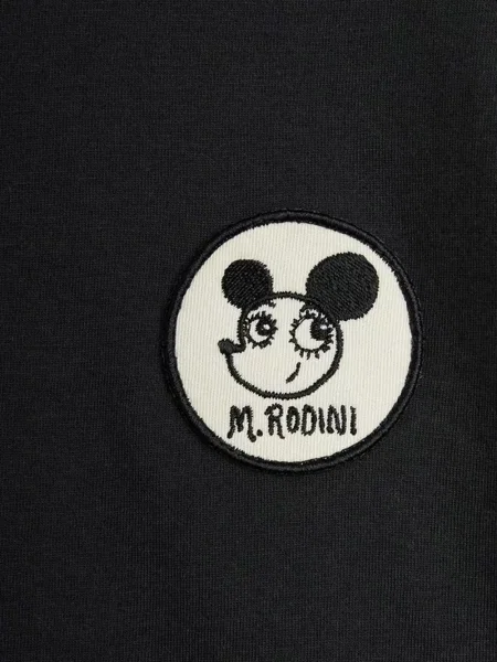 Koszulka dziecięca Mini Rodini czarna