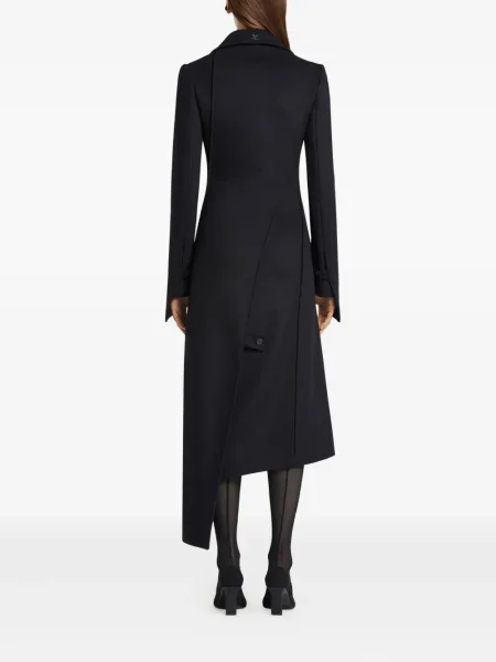 Palton Courreges asimetric negru