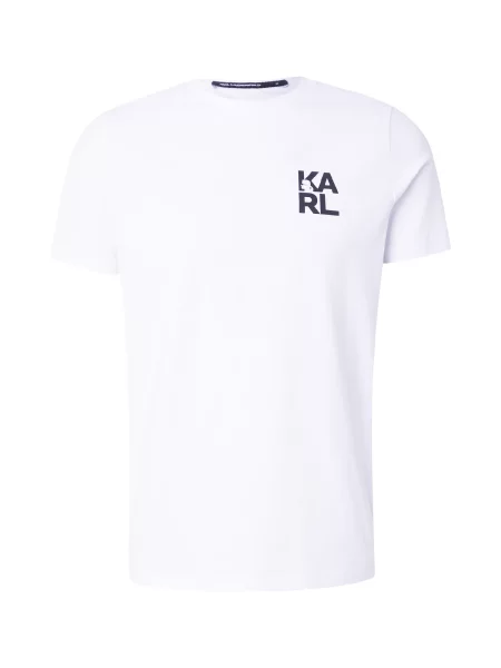 Karl Lagerfeld Tricou negru alb