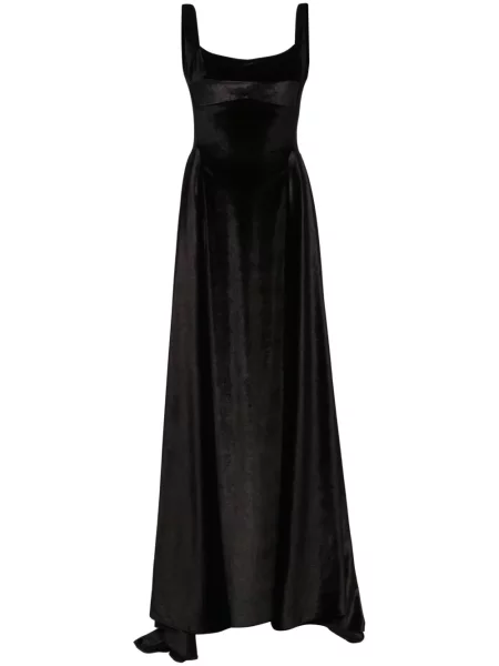 Rochie Atu Body Couture de catifea negru