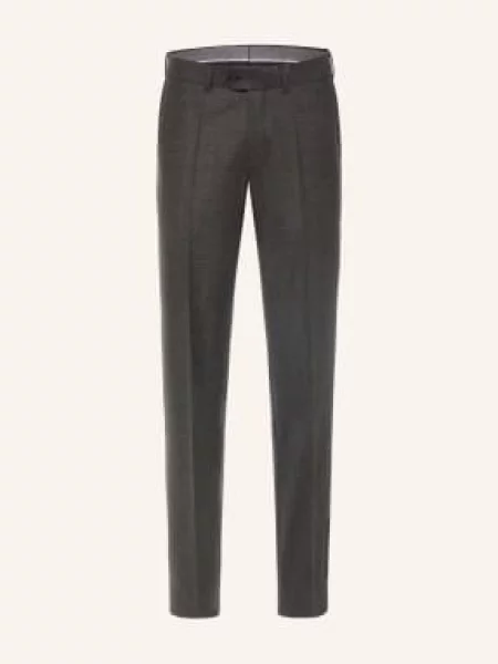 Dressler Oblekové Kalhoty Střih Regular Fit braun