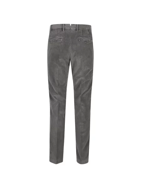 Pantaloni Pt Torino de catifea cord gri