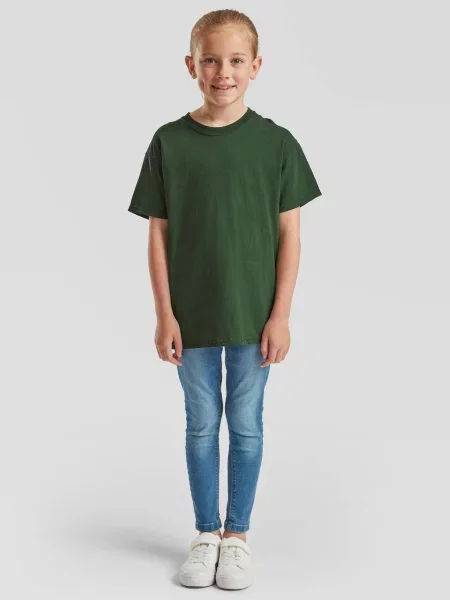 Tricou copii Fruit Of The Loom verde