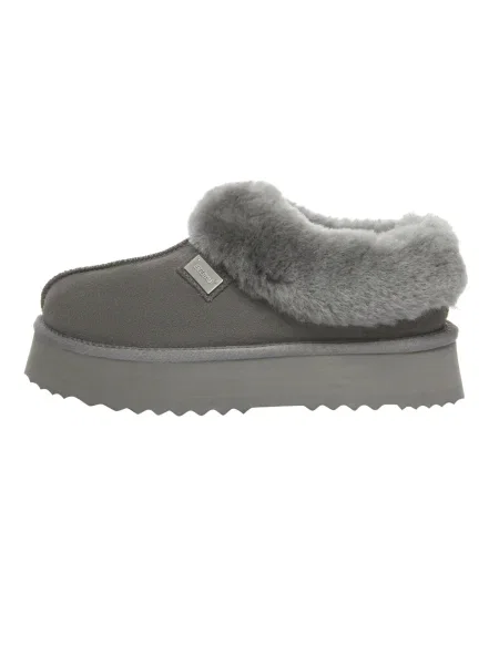 Everau Papuci de casă Topknot' gri