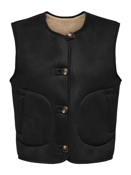 ONLY Vestă ONLNICO' negru