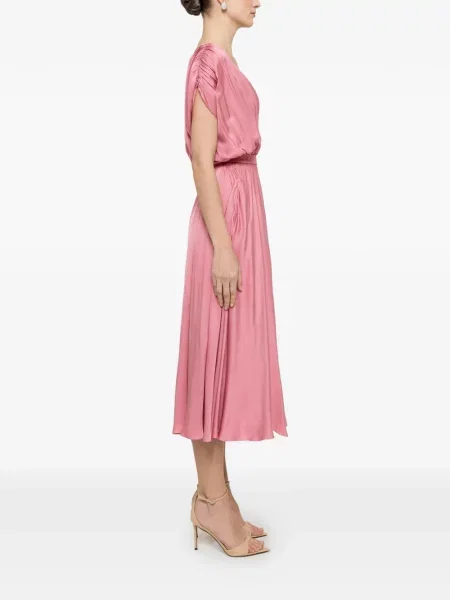 Rochie midi Nissa roz