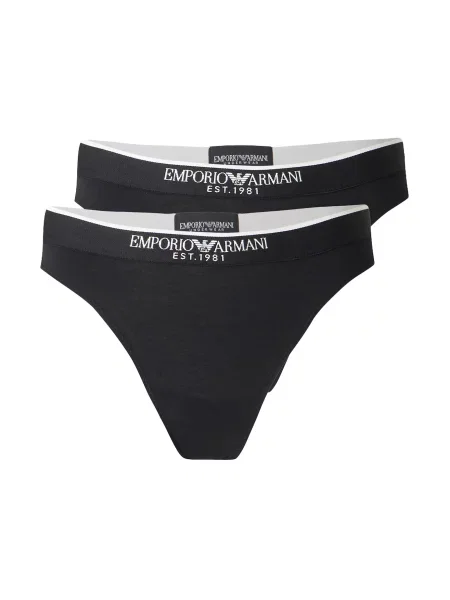 Emporio Armani Slip negru alb