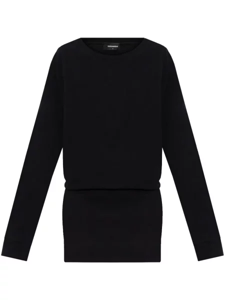 Rochie Dsquared2 cu imagine de costum negru