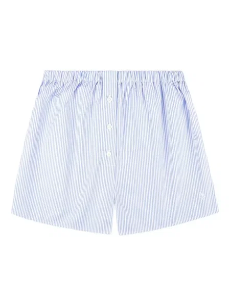 Pantaloni scurți Sporty & Rich cu dungi albastru