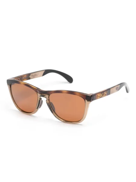 Saulės akiniai Oakley ruda
