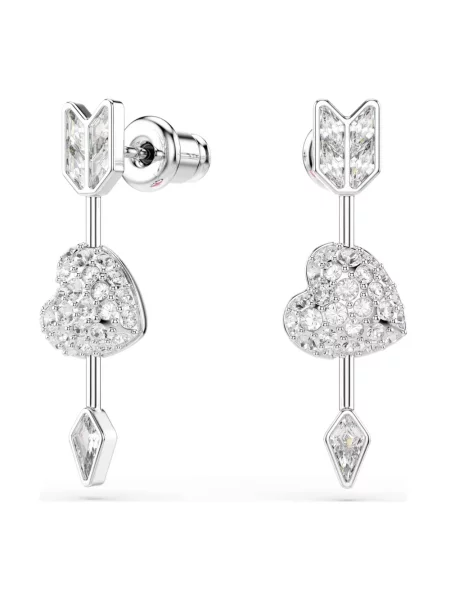 Kolczyki Swarovski szare