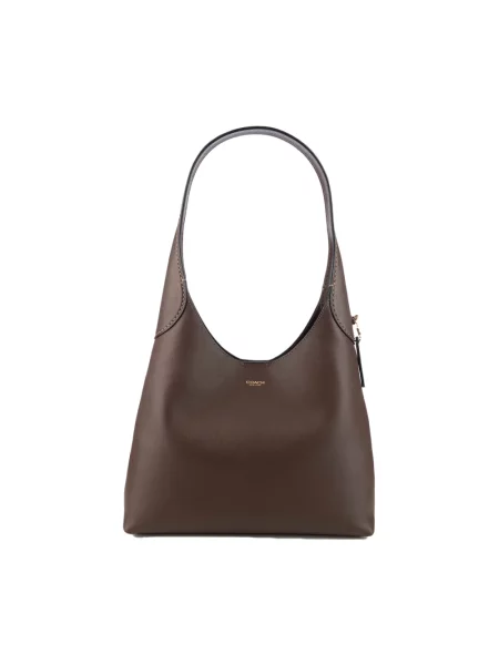 Torebka Coach skórzana brązowa