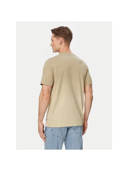 Guess Marškinėliai Regular Fit smėlio