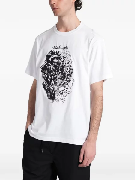 Tricou Maharishi alb