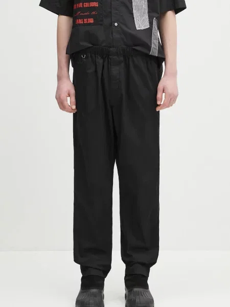 Undercover pantaloni Pants bărbați drept negru