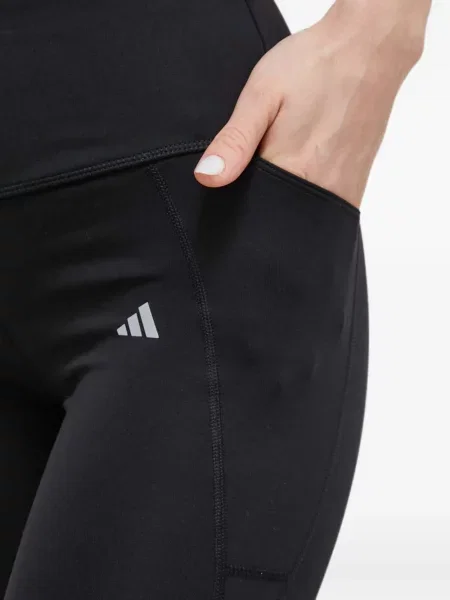 Pantaloni Adidas cu dungi cu autograf alergare albastru