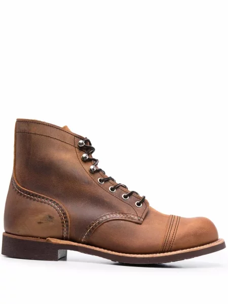Cizme scurte Red Wing Shoes cu șireturi din dantelă