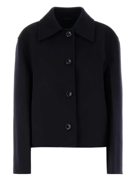 Gulerat geacă Jil Sander negru