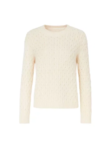 Sweter Max Mara Studio wełniany beżowy