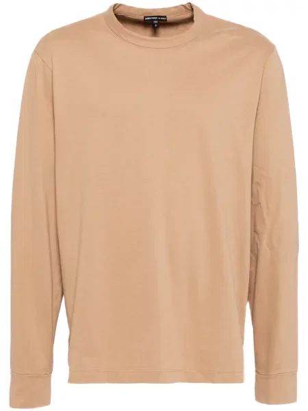 Tricou James Perse lung maro