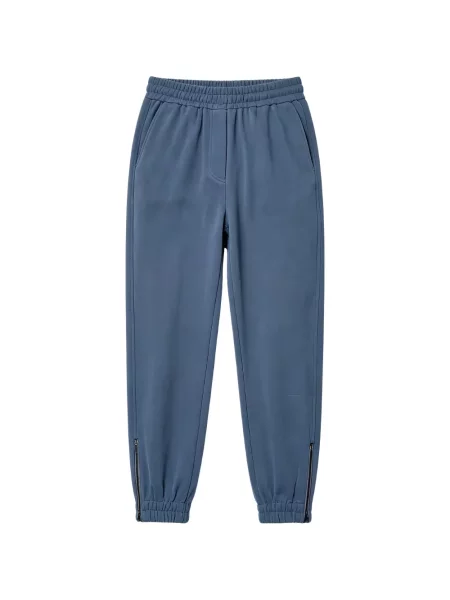 Pantaloni Brunello Cucinelli alergare albastru