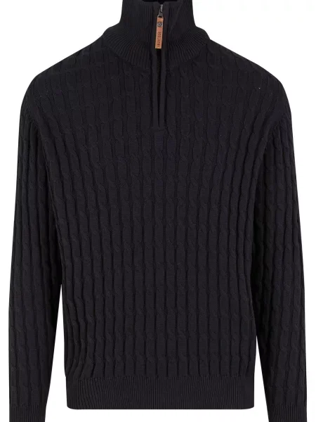 INDICODE JEANS Pulóver Rufus' fekete