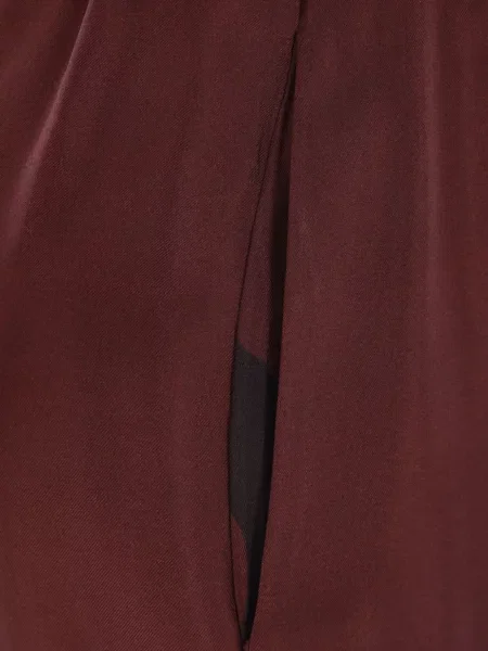 Szerokie spodnie Raquel Diniz z nadrukiem w zebrę czerwone