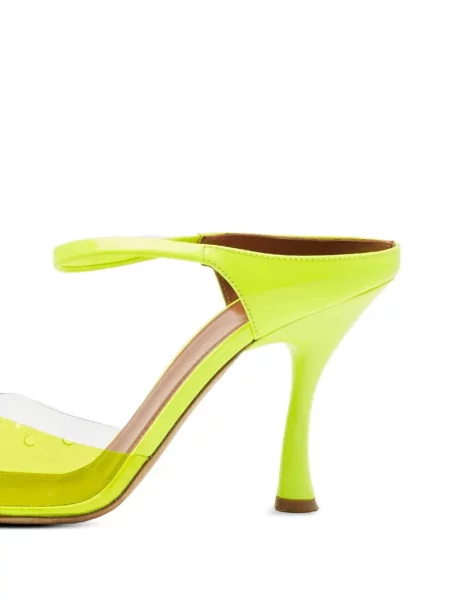 Papuci tip mules Malone Souliers din piele verde