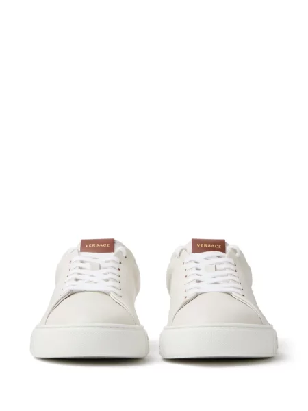 Sneakerși Versace din piele alb