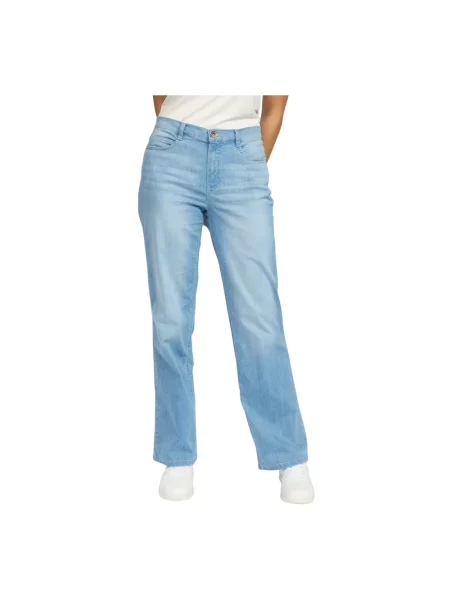 Szerokie jeansy 2-biz niebieskie