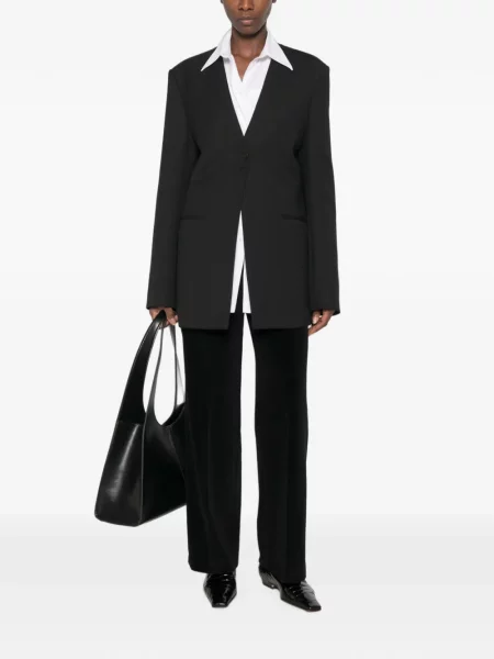 Pantaloni Ottod’ame de catifea negru