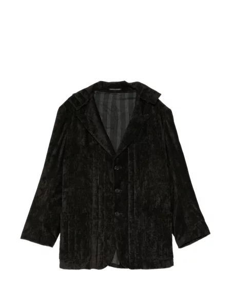 Geacă Yohji Yamamoto cu glugă negru