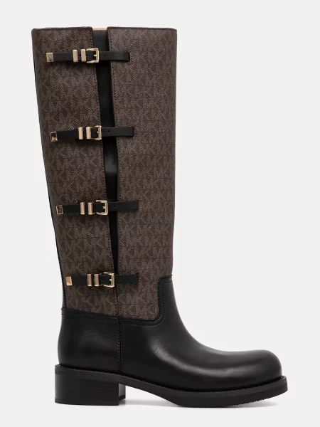 Vysoké čižmy MICHAEL Michael Kors Darrington hnedá