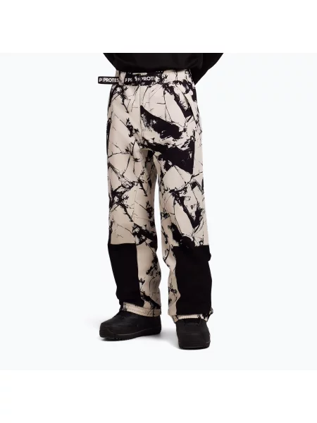 Pantaloni de snowboard pentru bărbați Protest PRTLutony kitoffwhite
