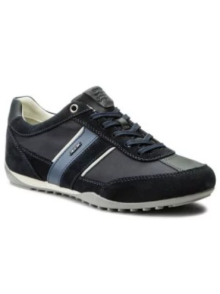 Geox Sneakersy U Wells C Tmavomodrá bílé