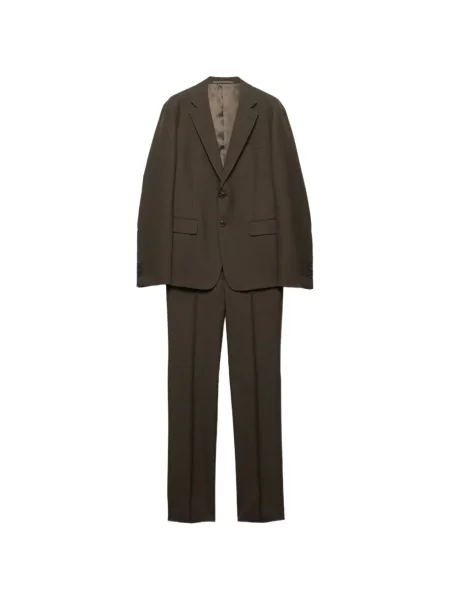 Costum Prada de lână verde