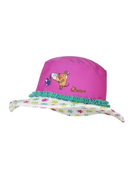 PLAYSHOES Pălărie Die Maus maro caramel / verde petrol / roz neon alb