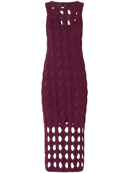 Rochie maxi Pinko lungă de costum roșu