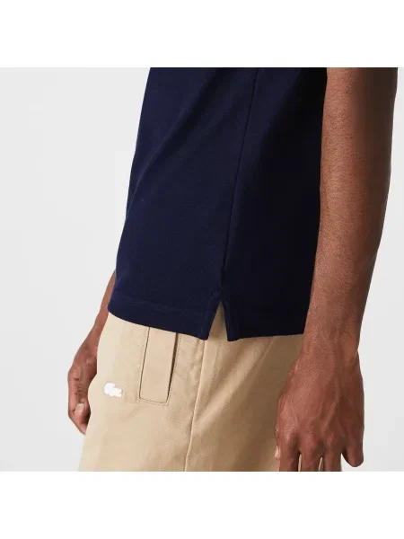 Поло Lacoste синее