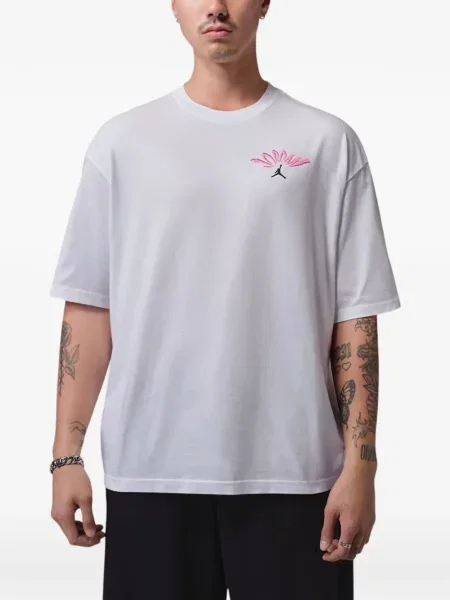 Tricou Jordan cu imagine alb