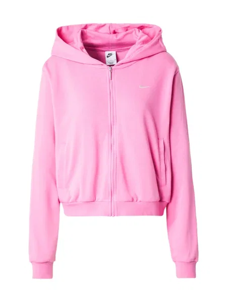 Nike Sportswear Hanorac roz deschis alb